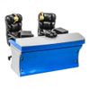 Ultimate Blue & Gray Commentator Table Playset for Wrestling Action Figures