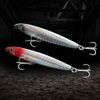 SSyang Bait, 6 pieces artificial bait, bait set, fishing lure, bait trout, 7.5 cm, fishing lure with triple hook, trout fishing spinner fishing lure set, for freshwater salt water fishing (multiple