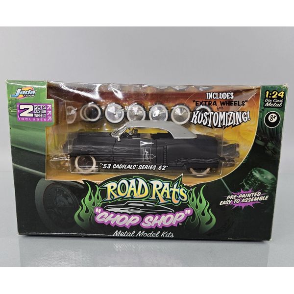 Jada Road Rats Chop Shop 1953 Cadillac Series 62 Metal Body 1:24 Model Kit NEW