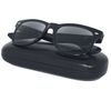 VeryHobby EyeCool, Classic Square Frame Full Reader Sunglasses. Includes Case and Cleaning Cloth (+1.25, Shiny Black)