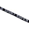 Sport Ropes Single Titanium Necklace (Black, 18")