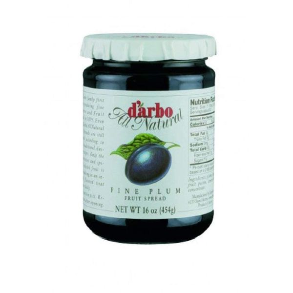 d'arbo All Natural Fine Plum Fruit Spread, 16 Ounce