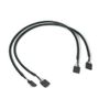 USB Header Cable 5-Pin 1x5 Case to Mainboard 16 inch Black (2-PACK)