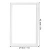 5 Size Cross Stitch Frame, Embroidery Clip Frame, Polypropylene Material, Square Frame, Gold (43.1*27.9cm)
