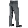 CHAMPRO Boys' Triple Crown Open Bottom Youth Baseball Pants, Graphite, Black Pipe, Medium