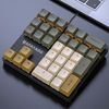 BRIMFORD Mechanical Numeric Keypad Wired Red Axis Keypad Number Pad Mechanical Numeric Keypad USB Type-C Connected Numeric Keypad with 4 Backlight 33 Keys Numeric Keyboard with Direction Keys PBT