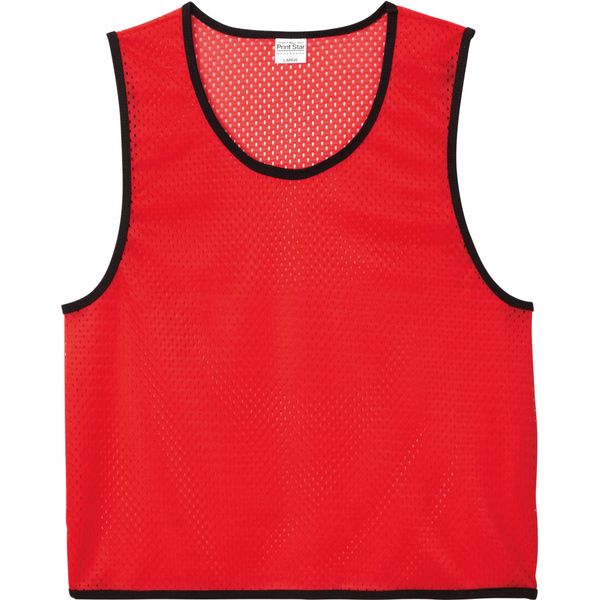 Printstar Mesh Bib (Polyester) (7 Colors/JL-XXL), red