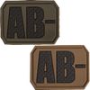 '3D Blood "AB Negative Patch Dark Coyote