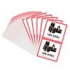 Hycodest Rectangle Stickers Warning Labels Adhesive Labels Transport Caution Gloss Paper, 50 Pcs, UN 3481