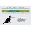 Lovely Kitten Collar, Cat Collar with Bell and Elastic Strap (Blue)