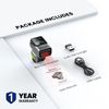 Eyoyo Ring Barcode Scanner with Screen: Fast & Long-Range Scanning, Mini Wearable 1D&2D Wireless Bluetooth Finger QR Code Scanner Compatible with iPhone iPad Android Phone for Warehouse Inventory