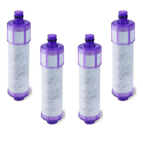 JF-22 Replacement Water Filter Cartridge [15+2 Substances High Chlorine Remove] JF22 Non-Genuine Type All-in-One Water Filter Faucet JF-22 x 4 Pieces