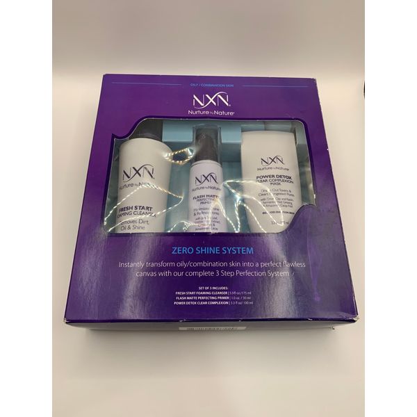 NxN Zero Kit Natural 3-Piece Skin Care System for Oily/Combinati