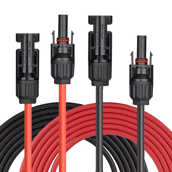 ALLPOWERS 1.5m Solar Extension Cable 14 AWG for Solar Panel Wire Connectors