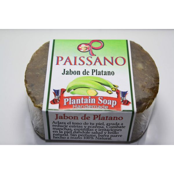 PAISSANO - 6 Plantain Soap Bars