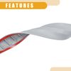 Partuto 2 Pcs 40cm Carbon Fiber Pattern Car Bumper Guard Strips - PVC Gray