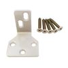 Andersen White Stationary Panel Bracket For Sliding Patio Doors #2573549