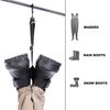 BASSDASH 3 Pack Fishing Wader Boot Hanger Adjustable Strap for Storage Drying