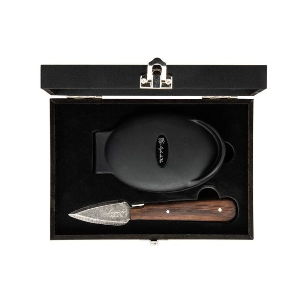 Laguiole Style de Vie Luxury Line Oyster Knife Wenge Wood with Oyster Holder