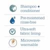 Sage Comfort Shampoo & Conditioner Cap Rinse Free 1 Step 7909 5 Pack