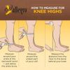 Allegro 20-30 mmHg Soft 252 Microfiber Knee High Compression Stockings, Comfortable Support Garments