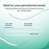 Dental Floss for Braces with Threader and Thick Proxy Brush for Daily Care of Periodontal Disease and Gum Health - Orthodontic Flossers for Braces and Teeth, Periodontal Floss by ProxySoft (6 Packs)