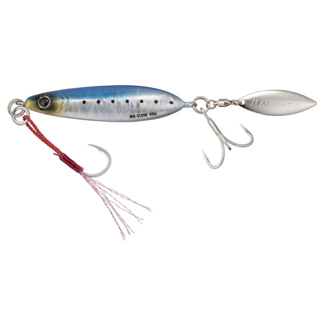 Major Craft Maki Jig Slow, Spinning Metal Jig, 1.4 oz (40 g), Keimura Sardine #15 Lure