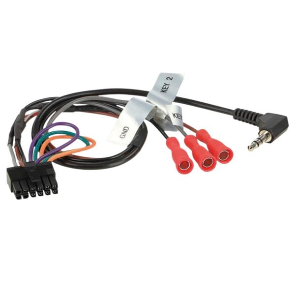 Connects2 CTMULTILEAD.2 Universal Steering Wheel Control Cable – 30 cm with Lead Patch, Compatible Devices Ready for Steering Wheel Control