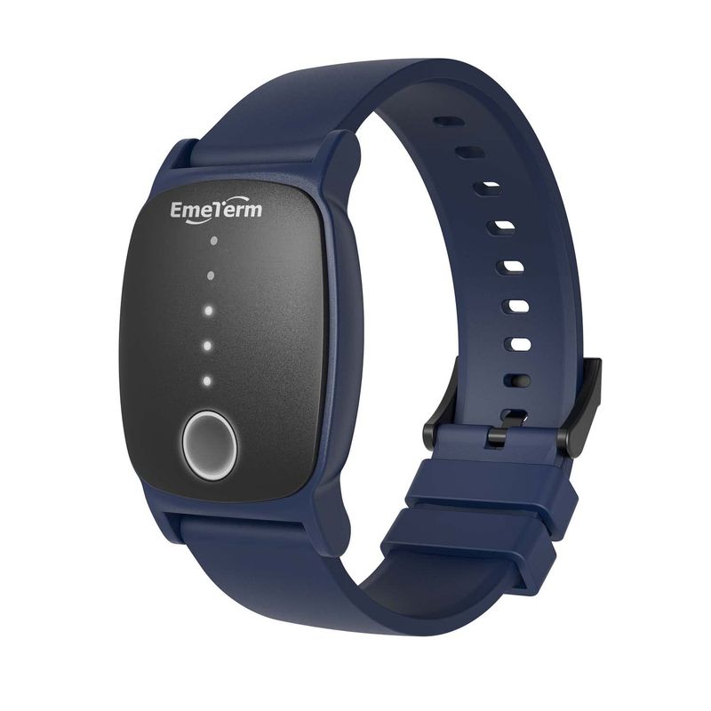 EmeTerm Explore Navy Blue Anti-Nausea Wristband IP67 Waterproof Morning ...