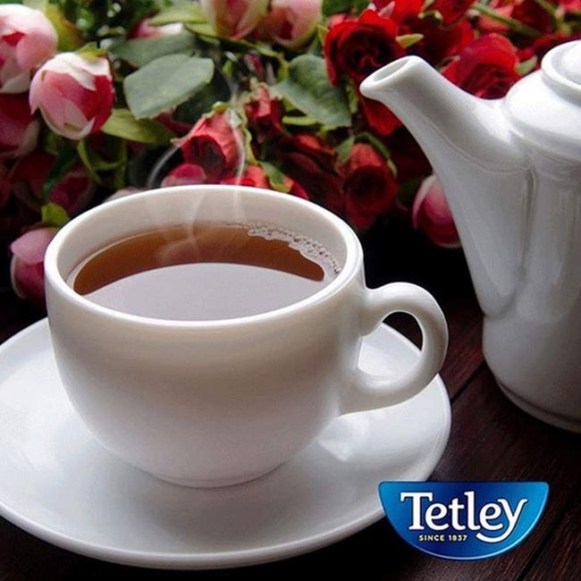 Tetley Tea Bags Sachets - Individual Enveloped Tagged Tea Bags - 100% Black  Tea