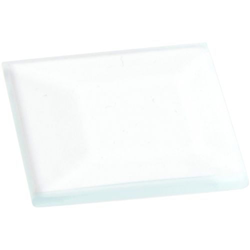 Plymor 1" Square, 3mm Thick Beveled Clear Glass, Pack of 24