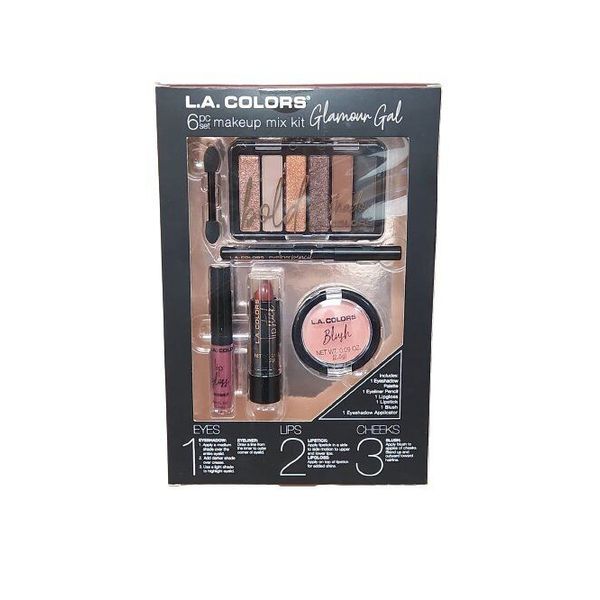 L.A. Colors - 6 Piece Makeup Set - Glamour Gal