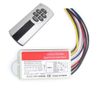 NAMVO Wireless Wall Switch and Remote Control 220V Four-Way, Five-Stage Wireless Switch Digital Remote Control Switch