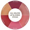 Burts Bees Blush Bay All Aglow Lip & Cheek Stick, 0.32 OZ