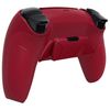 eXtremeRate Volcanic Red Rubberized Grip Programable RISE4 V3 Remap Kit for PS5 Controller BDM-030 040 050, Upgrade Board Redesigned Bottom Shell 4 Back Buttons Set for PS5 Controller - NO Controller