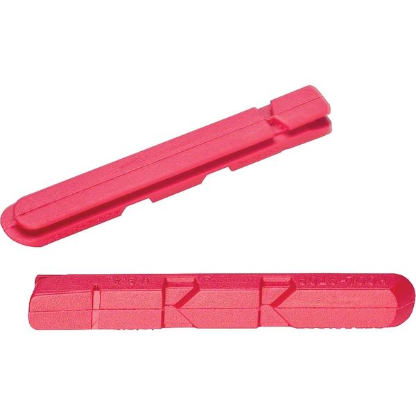 Kool Stop V Bicycle Brake Pad Inserts, Red