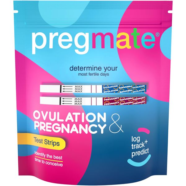 Pregmate 20 Ovulation and 5 Pregnancy Test Strips Predictor Kit