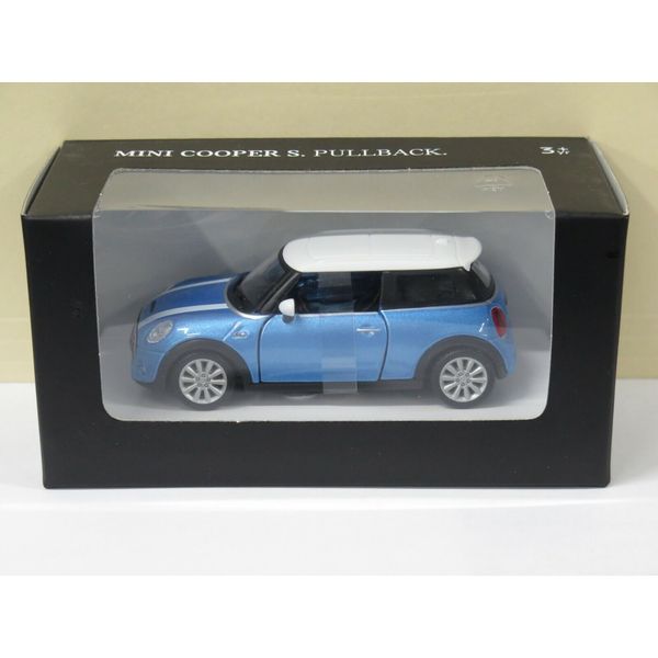 MINI Cooper S Pull Back Toy Car Blue 80442447939