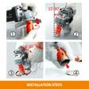 2pcs 6mm Diamond Drilling Bit Tile Granite Ceramic Cutter Hole Saw Angle Grinder