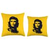 Che Guevara Shadows Yellow Throw Pillow
