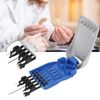 PENO Hearing Aid Cleaning Tools, Storage Box 5pcs Different Functions Hearing Aid Cleaning Tools Kit Remove Earwax for Hearing Amplifier