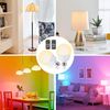 E26 Rechargeable Light Bulb with Remote and Timer, Battery Backup Bulb for Sconc