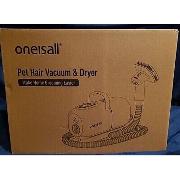 ONEISALL 8-in-1 Pet Hair Dryer Vacuum & Grooming Kit