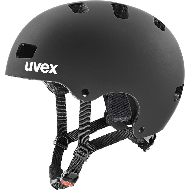 Uvex City 4 Casco Bicicletta Unisex – White Skyfall Matt, Taglia 55-58 Cm, Superleggero Con Luci LED