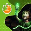 Fun Central 8" Glow Stick Bracelets - Bulk 50 Pack (Green)