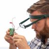 Modelcraft Slimline Headband Magnifier with 4 Lenses, Black