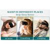🔥 Sleep Mask Light Soft Eye Mask  Sleeping Traveling Flying Adjustable Strap🔥