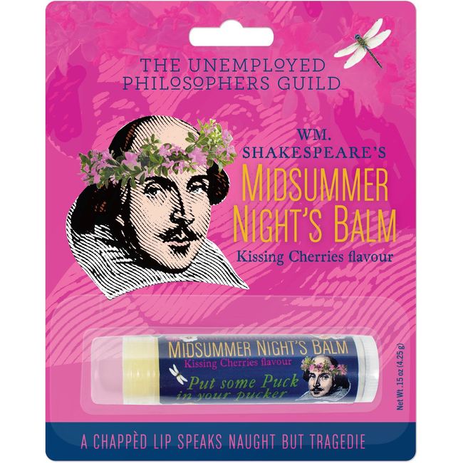 Shakespeare's Midsummer Night's Lip Balm Tube - Made in The USA