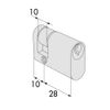 CISA 08220.02.0 – Medium Cylinder Oval 38 mm