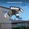 LED Motion Sensor 7000LM Security Light 54W Outdoor Floodlight Wall Lamp SANSI